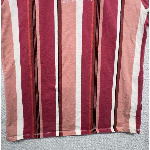 GUESS Originals Los Angeles Mens S David Sayer Striped T Shirt Retro - Picture 5 of 12